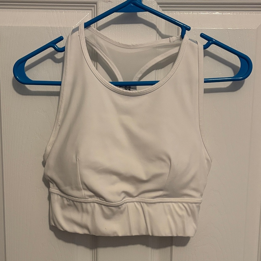 Sports Illustrated Swim White Sports Bra